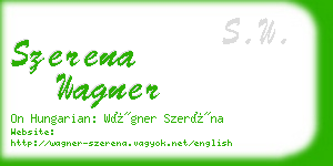 szerena wagner business card